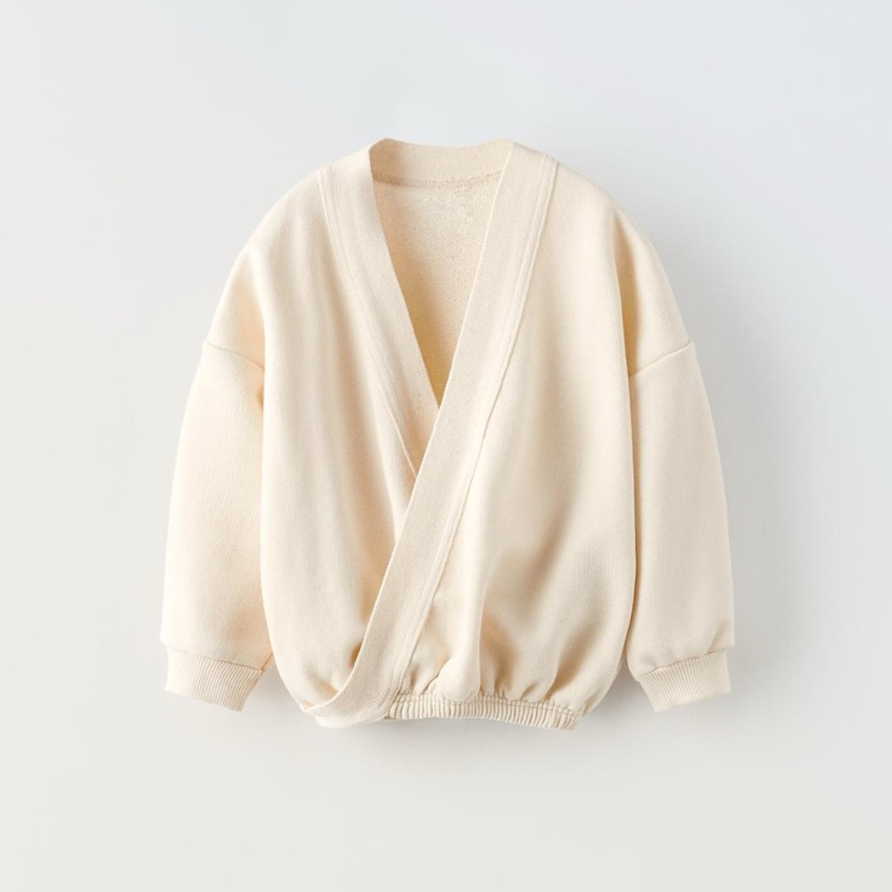 NEW WOT Zara Plush Wrap Jacket